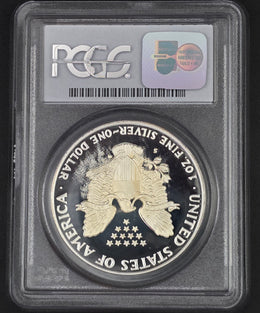 1987 American Silver Eagle PCGS PR69 - 1 oz .999 Fine Silver