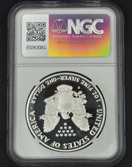 1990 American Silver Eagle NGC PF69 - 1 oz .999 Fine Silver