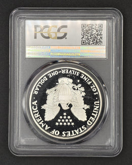 1992 American Silver Eagle Proof PCGS PR68 DCAM - 1 oz .999 Fine Silver