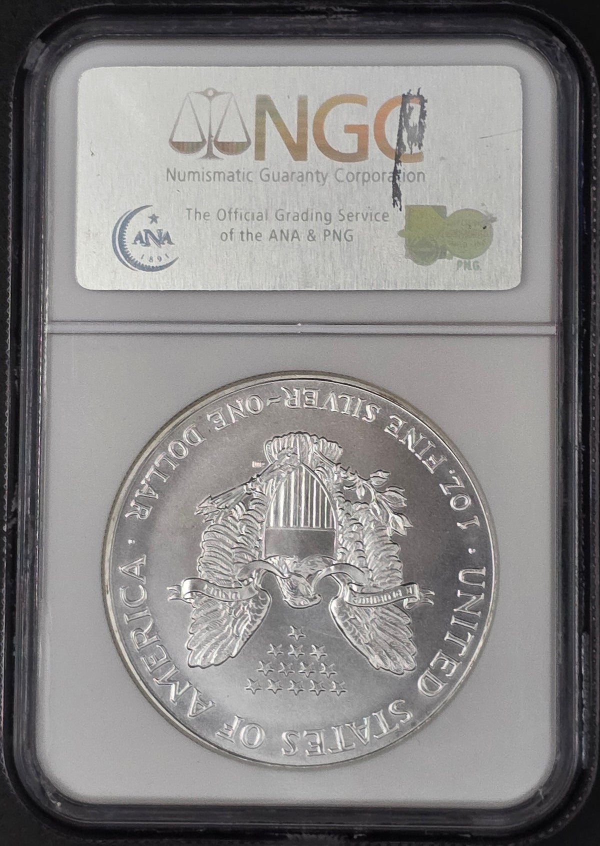 1993 American Silver Eagle NGC MS69 - 1 oz .999 Fine Silver