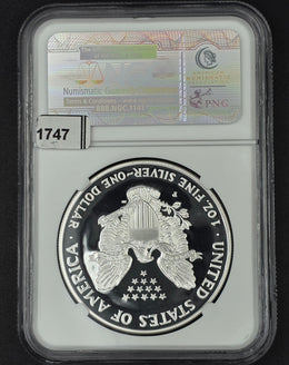 1999 American Silver Eagle NGC PF69 - 1 oz .999 Fine Silver