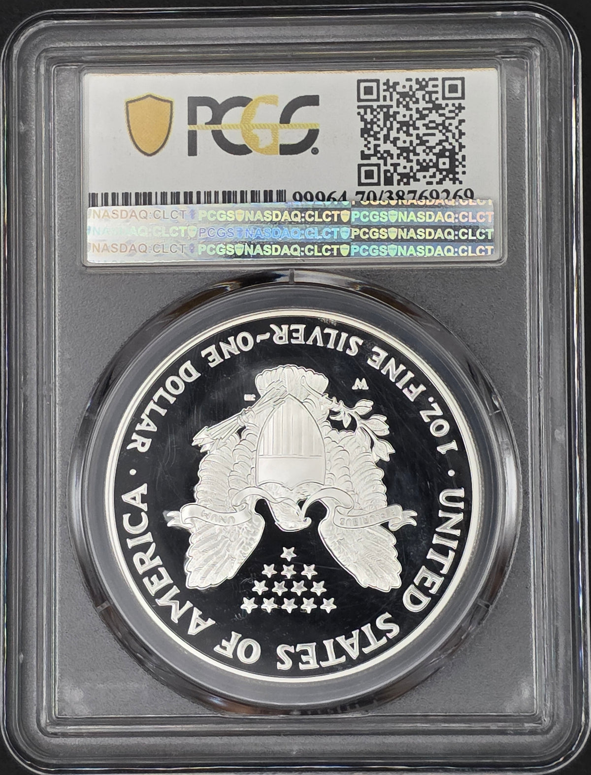 2003 American Silver Eagle Proof PCGS PR70 - 1 oz .999 Fine Silver
