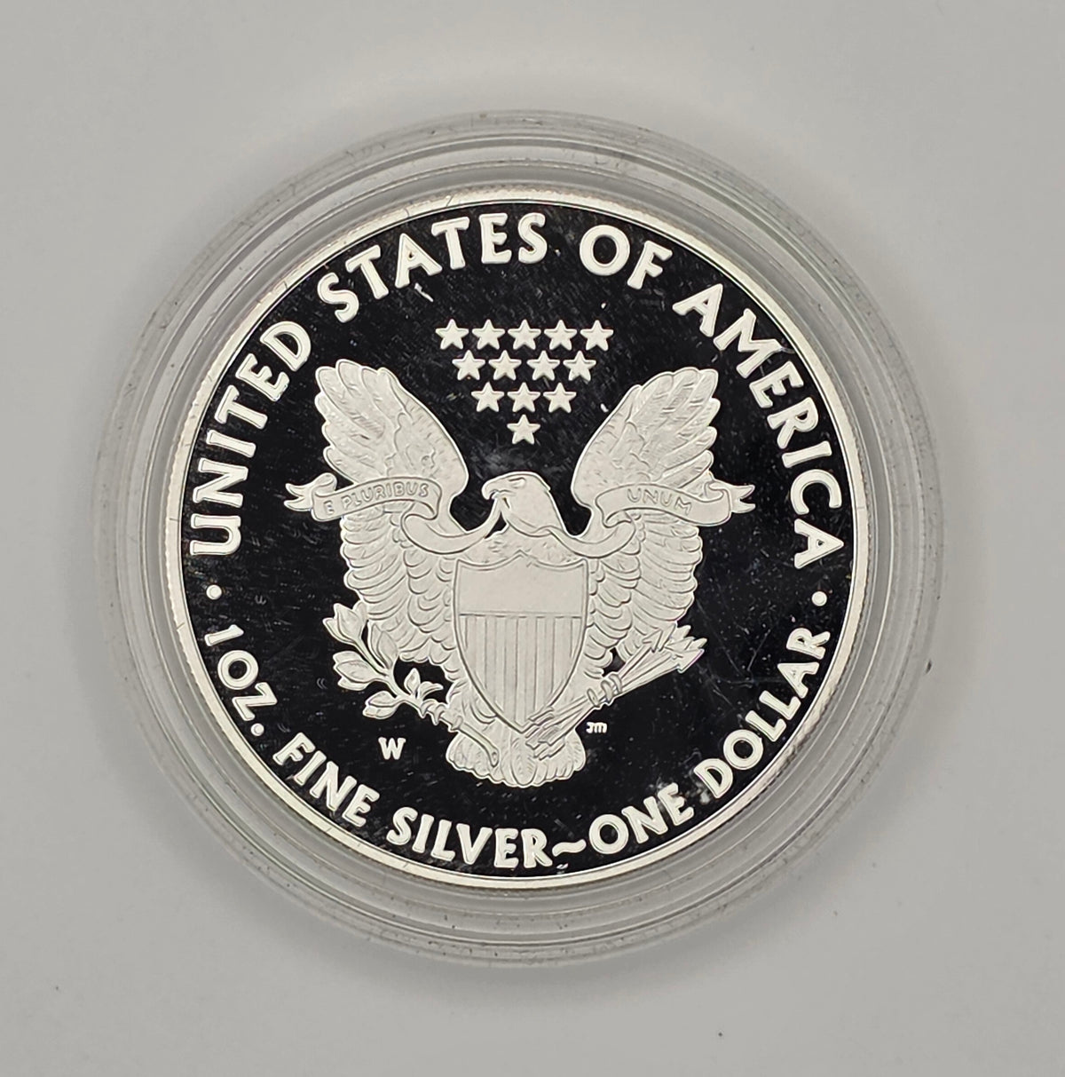 2010 American Silver Eagle Proof w/ Capsule — 1 oz .999 Fine Silver