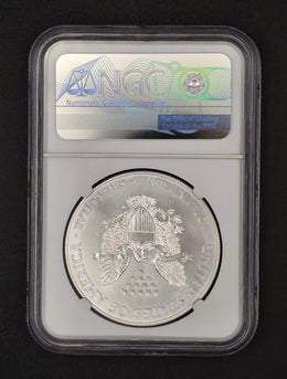 2011 American Silver Eagle NGC MS70 w/ Mike Castle Signature - 1 oz .999 Fine Silver