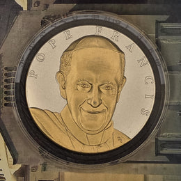 2015 Pope Francis U.S. Papal Visit Commemorative Silver Medal — 2 oz Fine Silver, #119/2500 w/ COA