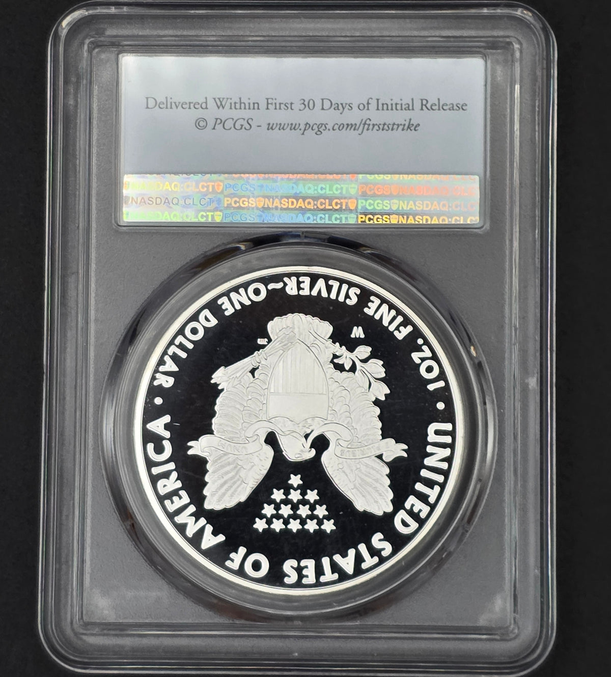 2016 American Silver Eagle PCGS PR70 DCAM 20th Anniversary Lettered Edge - 1 oz .999 Fine Silver