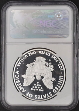 2017 American Silver Eagle Proof NGC PF70 - 1 oz .999 Fine Silver