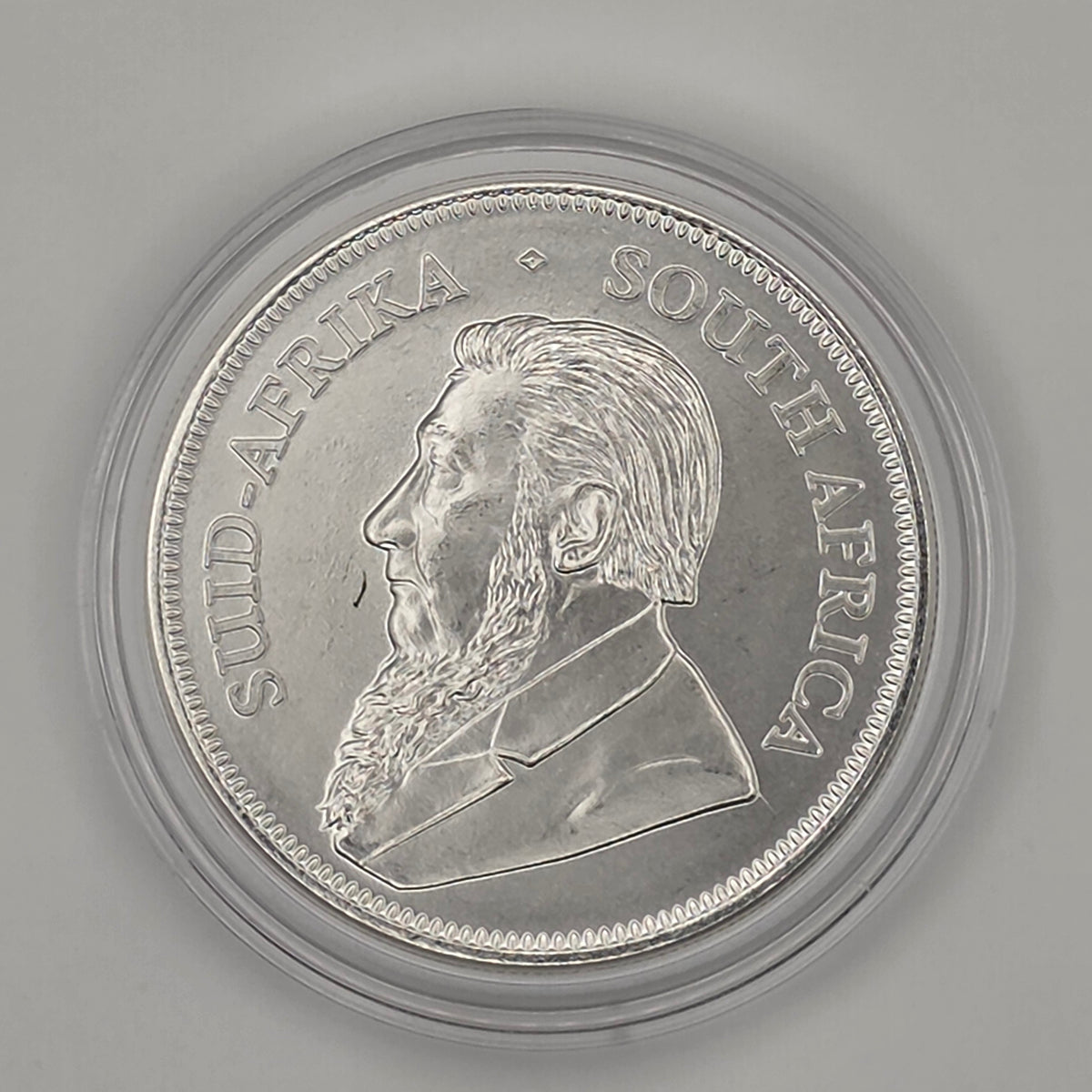 2022 South Africa Krugerrand w/ Protective Capsule — 1 oz .999 Fine Silver