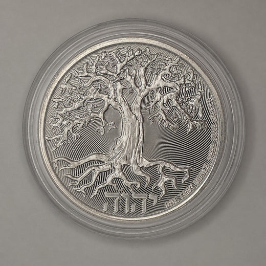 2023 Niue Tree of Life "Chai" w/ Protective Capsule — 1 oz .9999 Fine Silver
