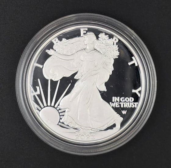 2023 American Silver Eagle Proof w/ Capsule - 1oz .999 Fine Silver