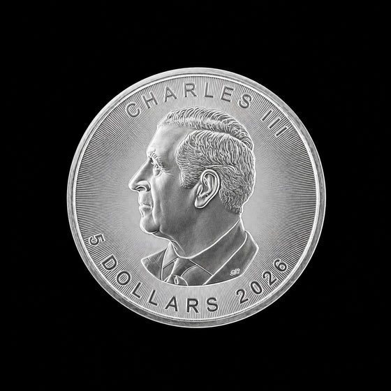2026 Canadian Silver Maple - 1oz .9999 Fine Silver