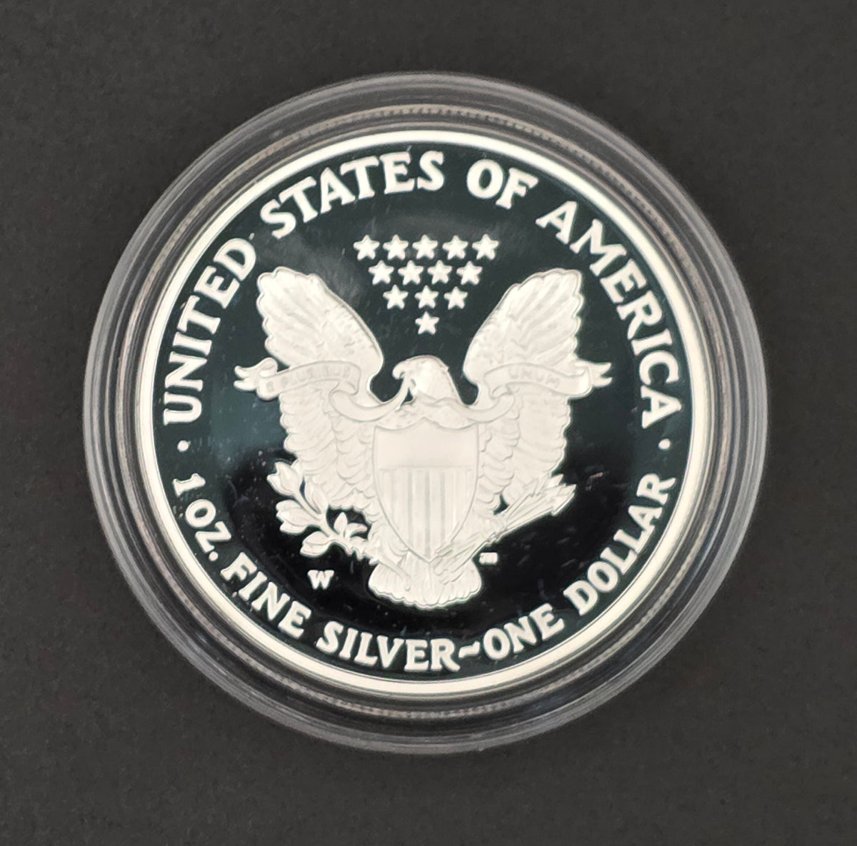2004 American Silver Eagle Proof w/ Original Government Packaging (OGP) — 1 oz .999 Fine Silver