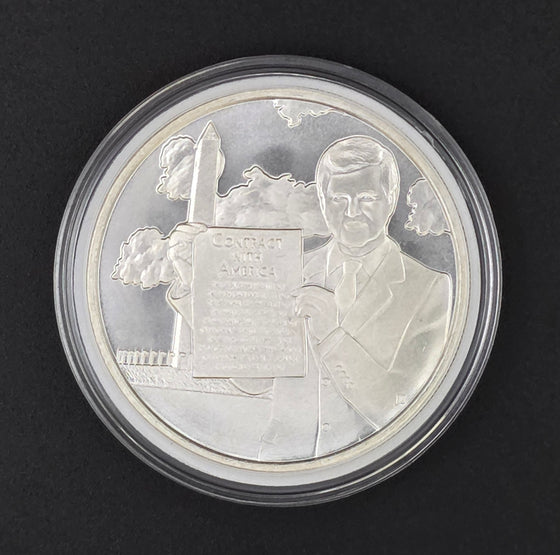 Contract with America Round - 1oz .999 Fine Silver