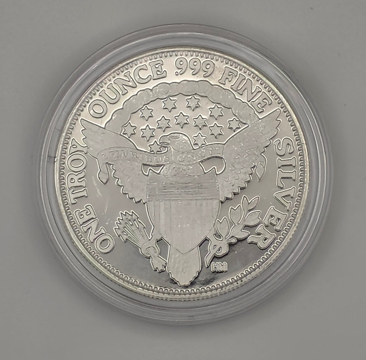 Morgan Liberty 1 Oz Silver w/ Protective Capsule - 1 Troy Ounce, .999 Pure