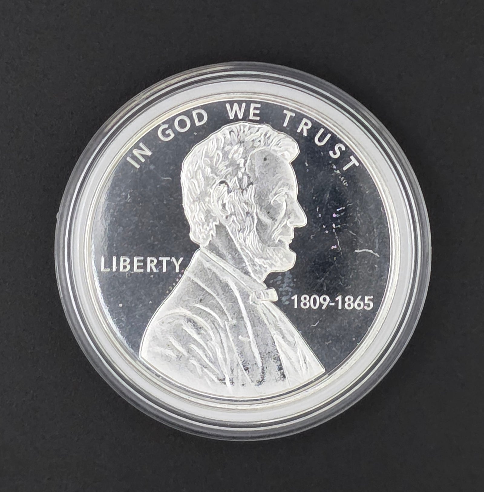 Lincoln Silver Round - 1oz .999 Fine Silver