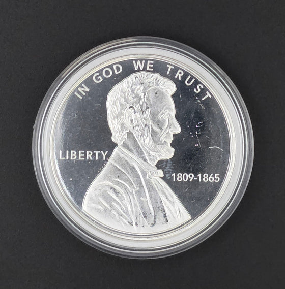 Lincoln Silver Round - 1oz .999 Fine Silver