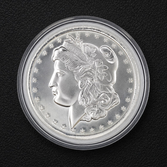 Morgan Liberty Round - 1oz .999 Fine Silver