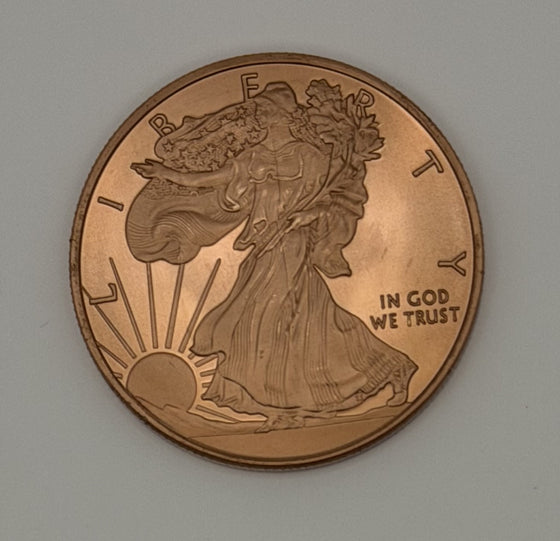 American Copper Eagle Tribute w/ Protective Capsule - .999 Pure Copper 1 oz