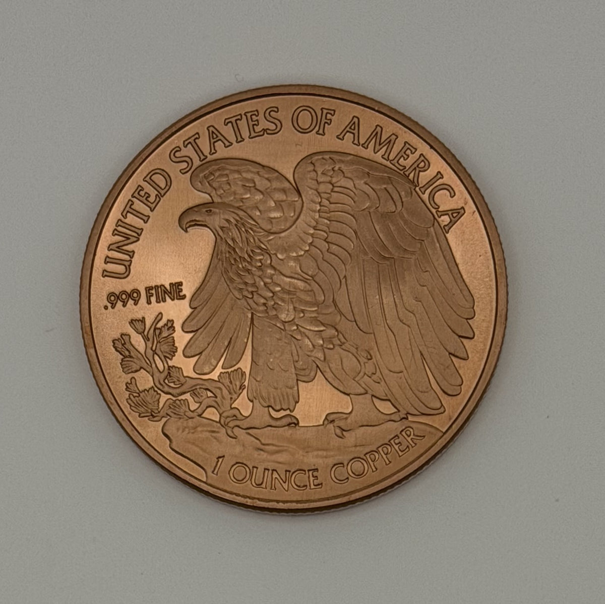 American Copper Eagle Tribute w/ Protective Capsule - .999 Pure Copper 1 oz
