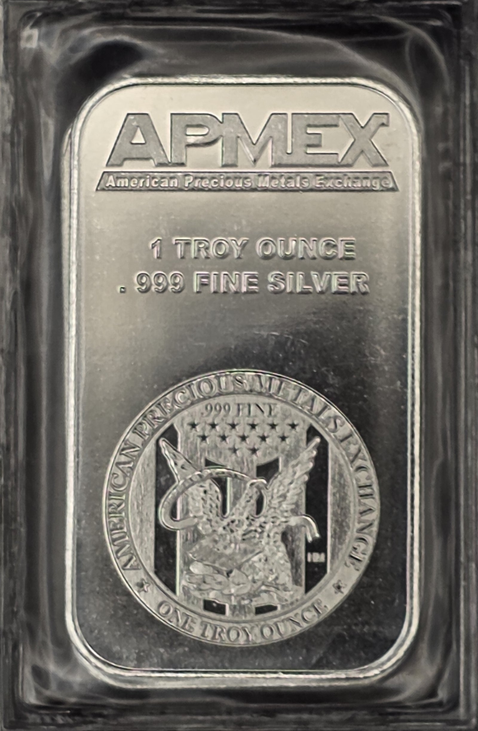 APMEX 1 oz Silver Bar - 1 oz .999 Fine Silver