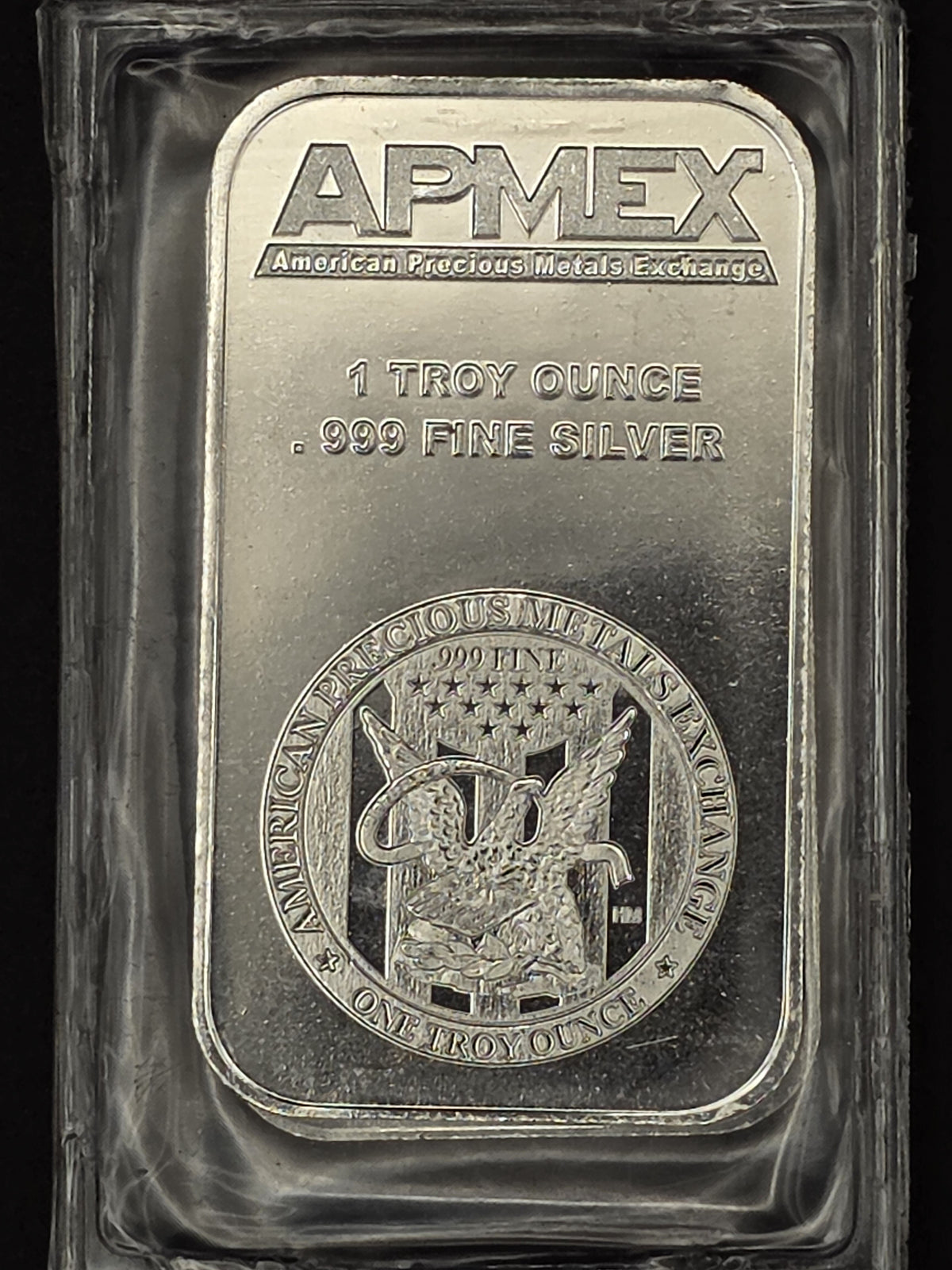 APMEX 1 oz Silver Bar - 1 oz .999 Fine Silver