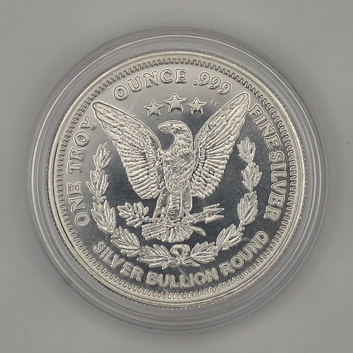 Highland Mint - Morgan Liberty 1 Oz Silver w/ Protective Capsule - 1 Troy Ounce, .999 Pure