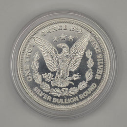 Highland Mint - Morgan Liberty 1 Oz Silver w/ Protective Capsule - 1 Troy Ounce, .999 Pure